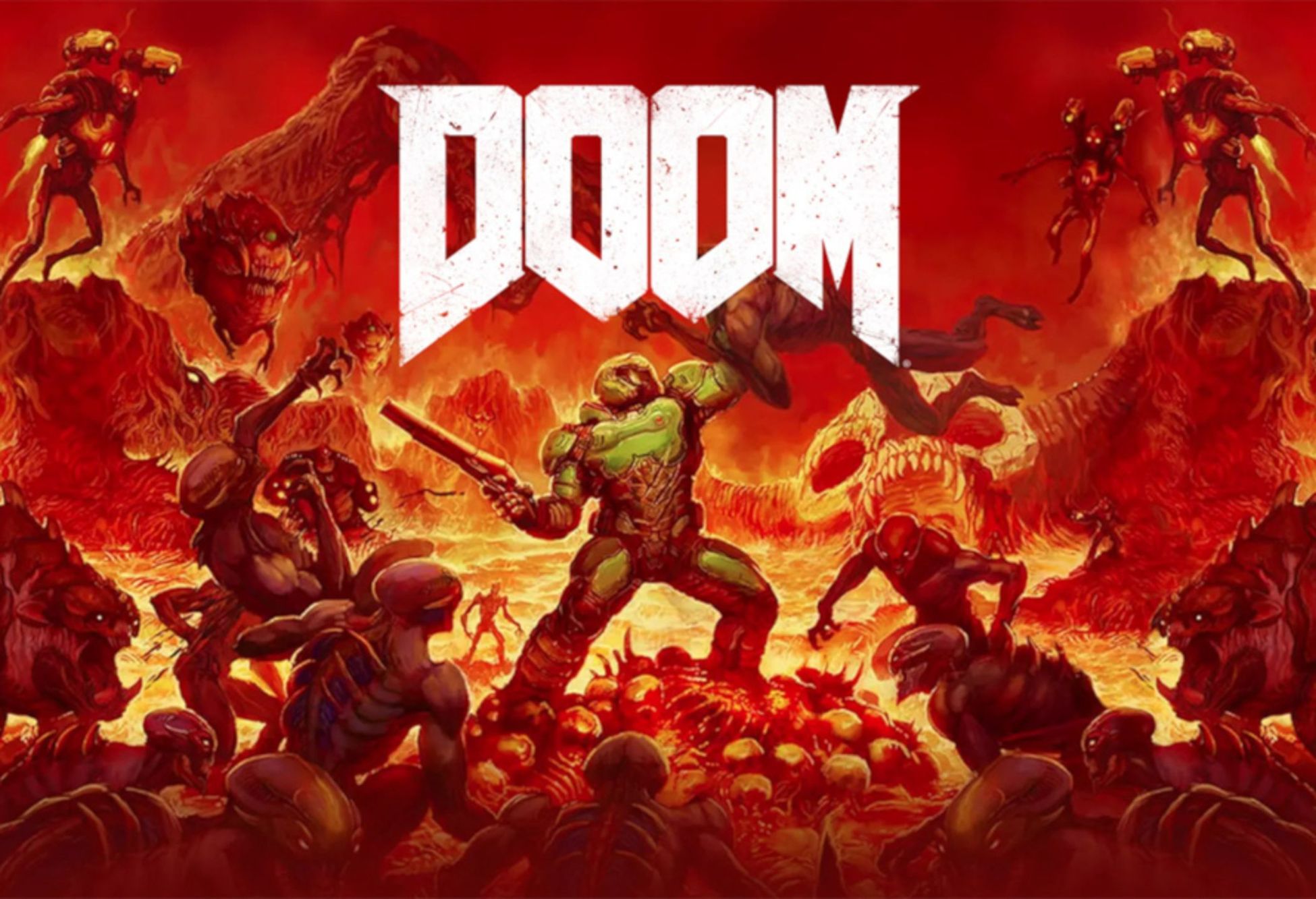 Обложка видеоигры DOOM 